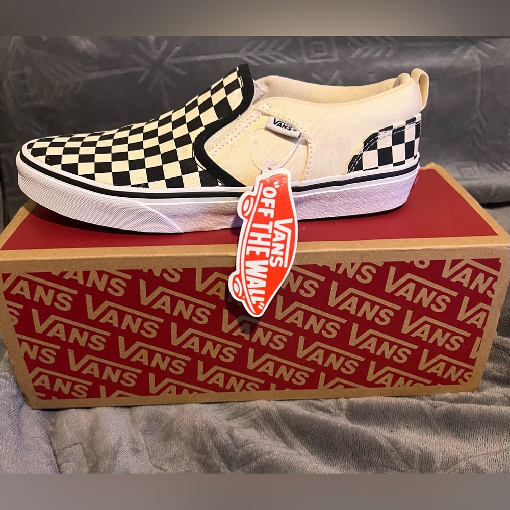 Vans Classic Slip-ons Checkerboard Youth